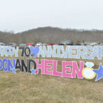 happy anniversary sign
